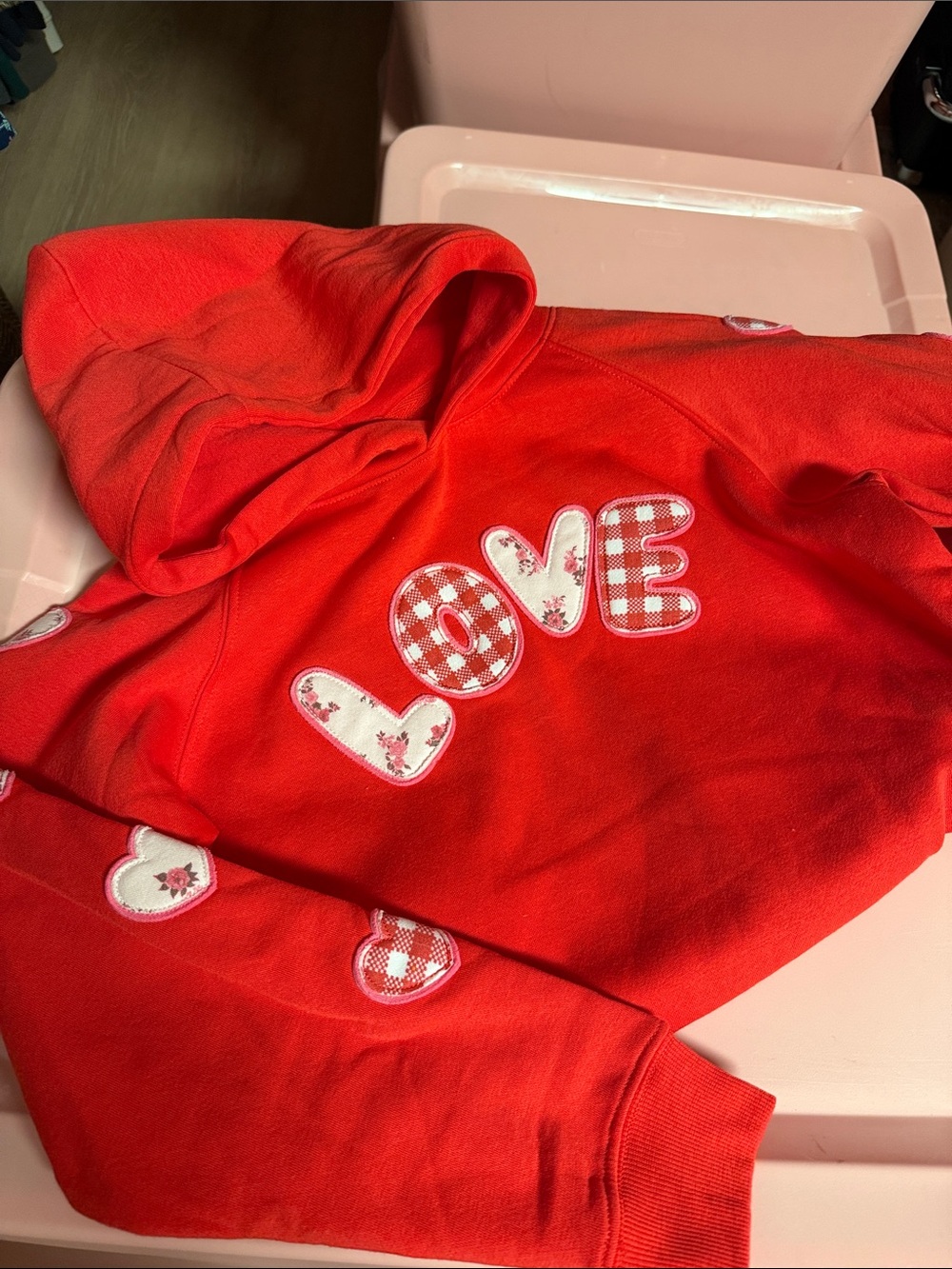 Simply Southern -Youth Pullover- Love Hoodie NWT YS YL